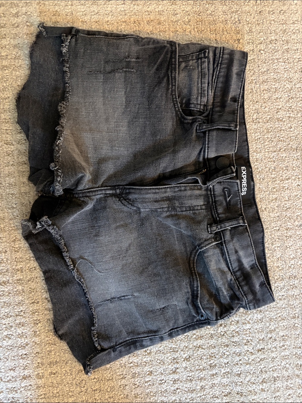 High rise shortie jeans size 6
